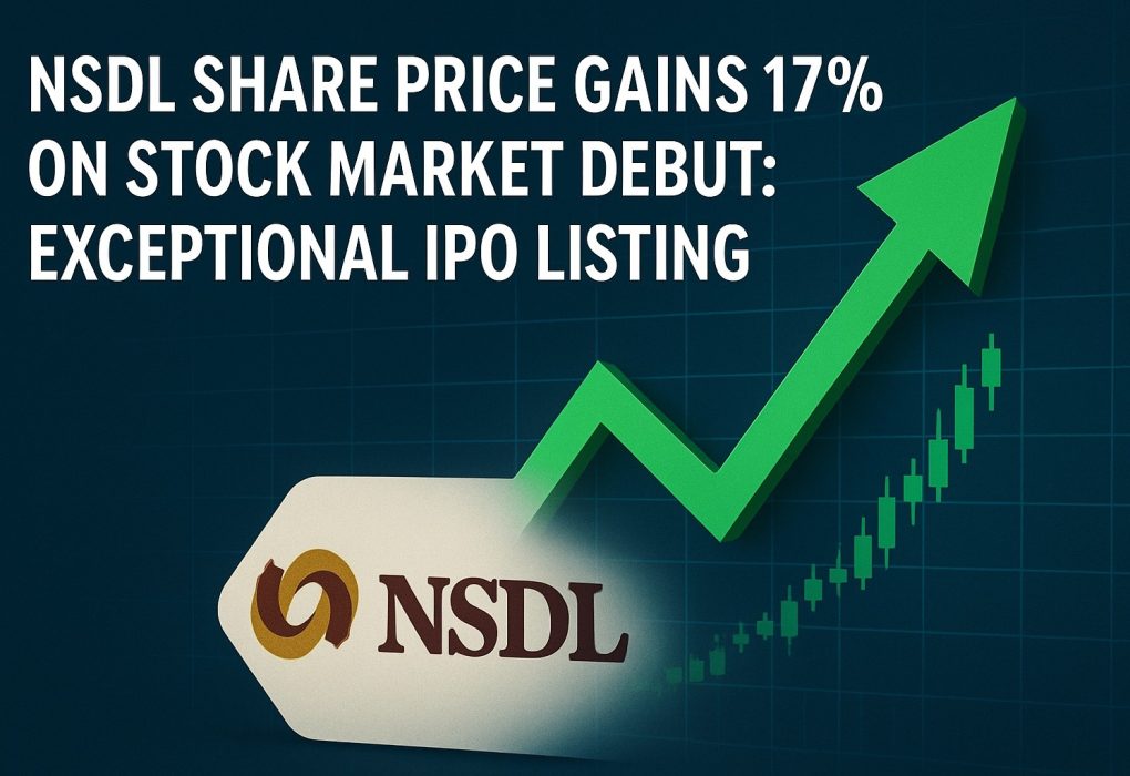 NSDL Share Price Gains 17% on Stock Market Debut